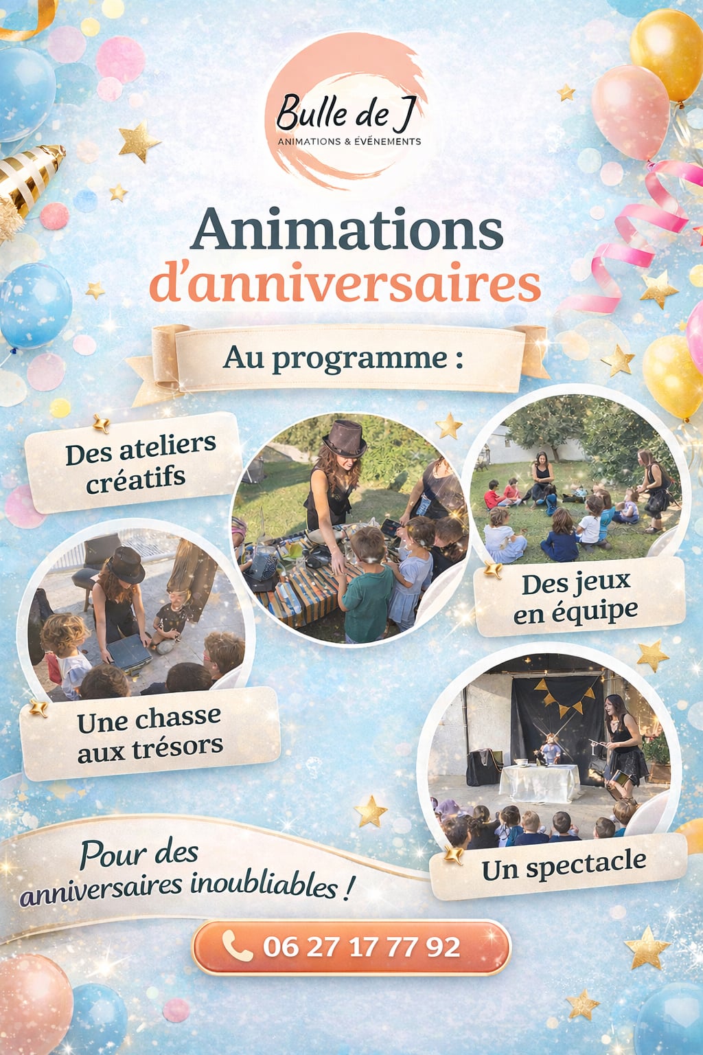 Animations d'anniversaires